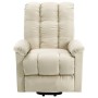 Sillón de masaje elevable tela color crema de vidaXL, Sillones de masaje eléctricos - Ref: Foro24-321399, Precio: 551,06 €, D...