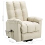 Elevating massage armchair in cream-colored fabric by vidaXL, Electric massage chairs - Ref: Foro24-321399, Price: 550,99 €, ...