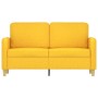 2 seater sofa in light yellow fabric 120 cm by vidaXL, Sofas - Ref: Foro24-349086, Price: 216,99 €, Discount: %