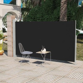 Garden or terrace side awning 160x300 cm black by vidaXL, Umbrellas - Ref: Foro24-40809, Price: 59,05 €, Discount: %