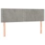 Headboards 2 units light gray velvet 72x5x78/88 cm by vidaXL, Headboards and footboards - Ref: Foro24-345938, Price: 53,88 €,...