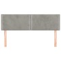 Headboards 2 units light gray velvet 72x5x78/88 cm by vidaXL, Headboards and footboards - Ref: Foro24-345938, Price: 53,88 €,...