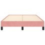 Pink velvet bed frame 120x200 cm by vidaXL, Beds and slatted bases - Ref: Foro24-346969, Price: 113,04 €, Discount: %