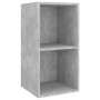 Mueble de pared de TV madera contrachapada hormigón 37x37x72 cm de vidaXL, Muebles TV - Ref: Foro24-805475, Precio: 38,99 €, ...