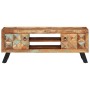 Recycled solid wood TV cabinet 112x30x45 cm by vidaXL, TV Furniture - Ref: Foro24-354321, Price: 217,49 €, Discount: %