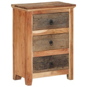 Solid acacia wood auxiliary cabinet 55x33x75 cm by vidaXL, Sideboards - Ref: Foro24-354322, Price: 189,92 €, Discount: %