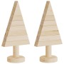 Wooden Christmas trees 2 pcs solid pine wood 30 cm by vidaXL, Christmas trees - Ref: Foro24-357992, Price: 22,29 €, Discount: %