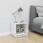 Mueble para TV madera contrachapada blanco brillo 37x35x37 cm de vidaXL, Muebles TV - Ref: Foro24-805516, Precio: 25,99 €, De...