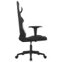 Silla gaming tela negro y blanco de vidaXL, Sillones para videojuegos - Ref: Foro24-3143740, Precio: 129,99 €, Descuento: %