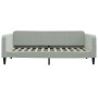 Sofa bed with light gray velvet mattress 100x200 cm by vidaXL, Beds and slatted bases - Ref: Foro24-3197046, Price: 391,62 €,...