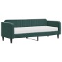 Sofá cama con colchón terciopelo verde oscuro 80x200 cm de vidaXL, Camas y somieres - Ref: Foro24-3197034, Precio: 323,88 €, ...