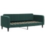 Sofa bed with dark green velvet mattress 80x200 cm by vidaXL, Beds and slatted bases - Ref: Foro24-3197034, Price: 323,76 €, ...