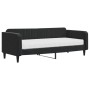 Sofá cama con colchón terciopelo negro 90x200 cm de vidaXL, Camas y somieres - Ref: Foro24-3197043, Precio: 339,43 €, Descuen...