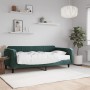 Sofá cama con colchón terciopelo verde oscuro 100x200 cm de vidaXL, Camas y somieres - Ref: Foro24-3197048, Precio: 350,62 €,...