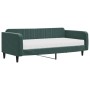 Sofá cama con colchón terciopelo verde oscuro 100x200 cm de vidaXL, Camas y somieres - Ref: Foro24-3197048, Precio: 350,62 €,...