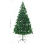 Árbol de Navidad artificial con soporte acero 210 cm 910 ramas de vidaXL, Arboles de navidad - Ref: Foro24-60176, Precio: 53,...