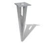 Strut post pegs 2 units steel by vidaXL, fence posts - Ref: Foro24-140594, Price: 30,99 €, Discount: %