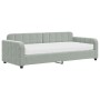 Schlafsofa mit hellgrauer Samtmatratze 90x200 cm von vidaXL, Betten und Lattenroste - Ref: Foro24-3196905, Preis: 357,99 €, R...