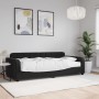 Sofá cama con colchón terciopelo negro 90x200 cm de vidaXL, Camas y somieres - Ref: Foro24-3196909, Precio: 344,16 €, Descuen...