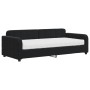 Sofá cama con colchón terciopelo negro 90x200 cm de vidaXL, Camas y somieres - Ref: Foro24-3196909, Precio: 344,16 €, Descuen...