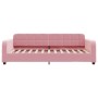 Sofa bed with pink velvet mattress 90x200 cm by vidaXL, Beds and slatted bases - Ref: Foro24-3196908, Price: 344,16 €, Discou...