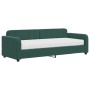 Sofá cama con colchón terciopelo verde oscuro 80x200 cm de vidaXL, Camas y somieres - Ref: Foro24-3196900, Precio: 328,65 €, ...