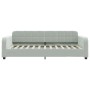 Sofa bed with light gray velvet mattress 80x200 cm by vidaXL, Beds and slatted bases - Ref: Foro24-3196898, Price: 331,20 €, ...