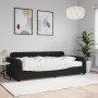 Sofá cama con colchón terciopelo negro 100x200 cm de vidaXL, Camas y somieres - Ref: Foro24-3196916, Precio: 383,93 €, Descue...