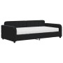 Sofá cama con colchón terciopelo negro 100x200 cm de vidaXL, Camas y somieres - Ref: Foro24-3196916, Precio: 383,93 €, Descue...