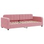 Sofa bed with pink velvet mattress 80x200 cm by vidaXL, Beds and slatted bases - Ref: Foro24-3196901, Price: 325,99 €, Discou...