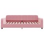 Sofa bed with pink velvet mattress 80x200 cm by vidaXL, Beds and slatted bases - Ref: Foro24-3196901, Price: 325,99 €, Discou...