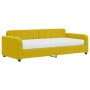 Sofá cama con colchón terciopelo amarillo 90x200 cm de vidaXL, Camas y somieres - Ref: Foro24-3196910, Precio: 364,96 €, Desc...