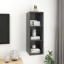 Wall-mounted TV stand made of gray plywood, 37x37x107 cm by vidaXL, TV Furniture - Ref: Foro24-805482, Price: 47,13 €, Discou...