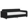 Sofá cama con colchón terciopelo negro 90x190 cm de vidaXL, Camas y somieres - Ref: Foro24-3196920, Precio: 373,73 €, Descuen...