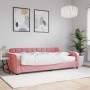 Sofá cama con colchón terciopelo rosa 100x200 cm de vidaXL, Camas y somieres - Ref: Foro24-3196915, Precio: 392,34 €, Descuen...