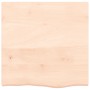 Untreated solid wood bathroom countertop 60x60x(2-4) cm by vidaXL, Countertops - Ref: Foro24-3156015, Price: 60,99 €, Discoun...