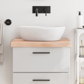 Encimera de baño madera maciza sin tratar 60x60x(2-6) cm de vidaXL, Encimeras - Ref: Foro24-3156016, Precio: 70,99 €, Descuen...