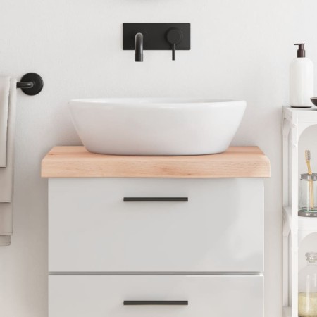 Encimera de baño madera maciza sin tratar 60x60x(2-6) cm de vidaXL, Encimeras - Ref: Foro24-3156016, Precio: 70,71 €, Descuen...