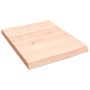 Encimera de baño madera maciza sin tratar 40x50x(2-4) cm de vidaXL, Encimeras - Ref: Foro24-3156000, Precio: 45,74 €, Descuen...