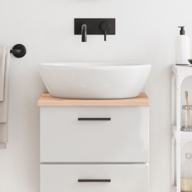 Untreated solid wood bathroom countertop 40x40x2 cm by vidaXL, Countertops - Ref: Foro24-3155996, Price: 26,99 €, Discount: %