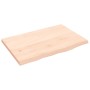 Encimera de baño madera maciza sin tratar 60x40x2 cm de vidaXL, Encimeras - Ref: Foro24-3156008, Precio: 43,90 €, Descuento: %