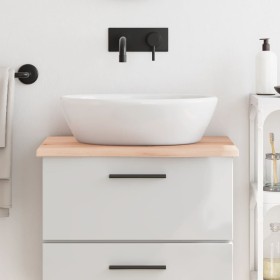 Solid untreated wood bathroom countertop 60x40x2 cm by vidaXL, Countertops - Ref: Foro24-3156014, Price: 52,99 €, Discount: %