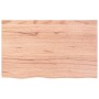 Encimera de baño madera maciza tratada marrón claro 80x50x2 cm de vidaXL, Encimeras - Ref: Foro24-3156119, Precio: 58,82 €, D...