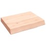 Encimera de baño madera maciza sin tratar 40x30x(2-6) cm de vidaXL, Encimeras - Ref: Foro24-3155995, Precio: 36,59 €, Descuen...