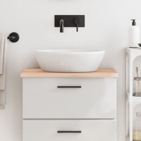 Untreated solid wood bathroom countertop 60x30x2 cm by vidaXL, Countertops - Ref: Foro24-3156005, Price: 29,99 €, Discount: %