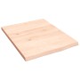 Encimera de baño madera maciza sin tratar 40x50x2 cm de vidaXL, Encimeras - Ref: Foro24-3155999, Precio: 31,58 €, Descuento: %