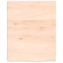 Solid untreated wood bathroom countertop 40x50x2 cm by vidaXL, Countertops - Ref: Foro24-3155999, Price: 31,58 €, Discount: %