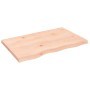 Encimera de baño madera maciza sin tratar 80x50x(2-4) cm de vidaXL, Encimeras - Ref: Foro24-3156024, Precio: 79,91 €, Descuen...