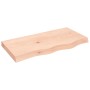 Encimera de baño madera maciza sin tratar 80x40x(2-6) cm de vidaXL, Encimeras - Ref: Foro24-3156022, Precio: 74,91 €, Descuen...