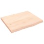 Encimera de baño madera maciza sin tratar 60x50x(2-4) cm de vidaXL, Encimeras - Ref: Foro24-3156012, Precio: 64,87 €, Descuen...